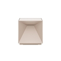 battery table lamp NUTALIS 10X10CM cube shape, CCT Switch, with touch dimmer, with charger IP54, dune beige dimmable