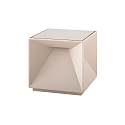 SIGOR Tafellamp op batterijen NUTALIS 10X10CM Cubusvorm, CCT Switch, met Touch-Dimmer, met Lader IP54, duin beige dimbaar