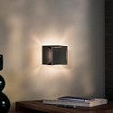 SIGOR Tafellamp op batterijen NUTALIS MINI 8X8CM Cubusvorm, CCT Switch, met Touch-Dimmer, met Lader, met Wandbevestiging IP54