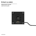 SIGOR Tafellamp op batterijen NUTALIS MINI 8X8CM Cubusvorm, CCT Switch, met Touch-Dimmer, met Lader, met Wandbevestiging IP54