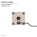 SIGOR Tafellamp op batterijen NUTALIS MINI 8X8CM Cubusvorm, CCT Switch, met Touch-Dimmer, met Lader, met Wandbevestiging IP54