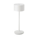 battery table lamp VELUNA up / down, CCT Switch, set of 1, with touch dimmer IP44, snow white dimmable