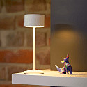 SIGOR Tafellamp op batterijen VELUNA up / down, CCT Switch, Set van 1, met Touch-Dimmer IP44, sneeuwwitje dimbaar