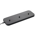 SIGOR charging station FACETTA & VELUNA 3-fold, black