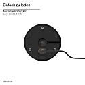 SIGOR Tafellamp op batterijen NUDROP CCT Switch, met Touch-Dimmer IP54, nacht zwart dimbaar