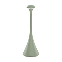 battery table lamp NUDROP CCT Switch, with touch dimmer IP54, sage green dimmable