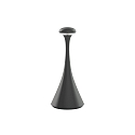 Tafellamp op batterijen NUDROP MINI CCT Switch, met Touch-Dimmer IP54, grafietgrijs dimbaar