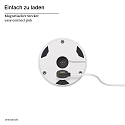 SIGOR Tafellamp op batterijen NUDROP MINI CCT Switch, met Touch-Dimmer IP54, sneeuwwitje dimbaar