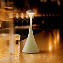 SIGOR battery table lamp NUDROP MINI CCT Switch, with touch dimmer IP54, sage green dimmable
