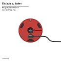 SIGOR Tafellamp op batterijen NUDROP MINI CCT Switch, met Touch-Dimmer IP54, vuurrood dimbaar
