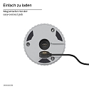 SIGOR Tafellamp op batterijen NUFLAIR CCT Switch, met aanraakdimmer, gebr�llt IP54, mist grijs dimbaar