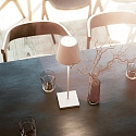 SIGOR battery table lamp NUINDIE USB-C up / down, with USB connection, CCT Switch, with touch dimmer IP54, snow white dimmable