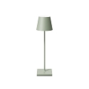 battery table lamp NUINDIE USB-C up / down, with USB connection, CCT Switch, with touch dimmer IP54, sage green dimmable