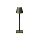 Tafellamp op batterijen NUINDIE USB-C up / down, met USB-Aansluiting, CCT Switch, met Touch-Dimmer IP54, vurengroen dimbaar