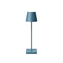 Tafellamp op batterijen NUINDIE USB-C up / down, met USB-Aansluiting, CCT Switch, met Touch-Dimmer IP54, dolfijn blauw dimbaar