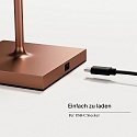 SIGOR Tafellamp op batterijen NUINDIE MINI USB-C up / down, met USB-Aansluiting, CCT Switch, met Touch-Dimmer IP54