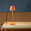 battery table lamp NUINDIE USB-C up / down, with USB connection, CCT Switch, with touch dimmer IP54, glowing orange dimmable