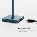 Tafellamp op batterijen NUINDIE POCKET USB-C up / down, met USB-Aansluiting, CCT Switch, met Touch-Dimmer IP54