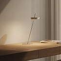 SIGOR Tafellamp op batterijen MAHINA USB-C (L) CCT Switch, met Touch-Dimmer IP20, chroom dimbaar