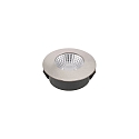 Inbouwarmatuur DILED 60 plat, stijf, Dim-To-Warm IP30, staal dimbaar 5W 300lm 2100-2700K 36� 36� CRI 95