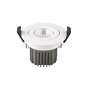 Inbouwarmatuur DILED 68 draaibaar IP20, wit dimbaar 10W 640lm 3000K 36� 36� CRI 95