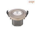 recessed luminaire DILED IP20, steel dimmable 10W 640lm 3000K 36° 36° CRI 95