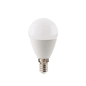 LED Light bulb ECOLUX DROP, 230V, � 4.5cm / L 8cm, E14, 5.5W 2700K 470lm 200�, not dimmable, opal