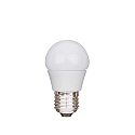 LED Light bulb ECOLUX DROP DIM, 230V, � 4.5cm / L 8.5cm, E27, 6W 2700K 470lm 200�, dimmable, opal
