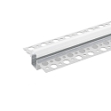 Inbouwprofiel RECESSED 10 met omslag, flush, aluminium