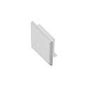 Eindkap TRACK 15 hoog, gesloten, wit