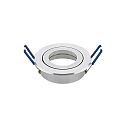 Aluminum Recessed luminaire with quick-change inner ring, incl. GU5.3 socket, IP20, � 8.3cm, DA 6.8cm, swiveling 25�