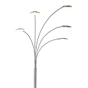 Mexlite Mexlite Floor lamp SYNNA, 5 flames, steel