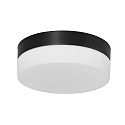 Plafondarmatuur voor buiten IKARO rond, cilindrisch, medium IP44, zwart mat dimbaar