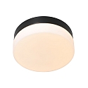 Steinhauer Plafondarmatuur voor buiten IKARO rond, cilindrisch, medium IP44, zwart mat dimbaar