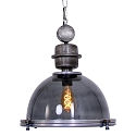Steinhauer Pendelarmatuur BIKKEL - � 45CM 1-vlams, medium E27 IP20, rookkleuren, transparant dimbaar