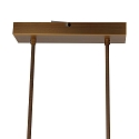 Steinhauer Pendelarmatuur ZELENA / 122CM up down, CCT Switch, instelbaar, met aanraakdimmer IP20, geborsteld brons dimbaar