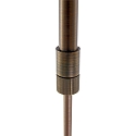 Steinhauer Pendelarmatuur ZELENA / 122CM up down, CCT Switch, instelbaar, met aanraakdimmer IP20, geborsteld brons dimbaar