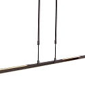 Steinhauer Pendelarmatuur ZELENA / 122CM up down, CCT Switch, instelbaar, met aanraakdimmer IP20, zwart mat dimbaar