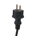 Steinhauer Armatuur met grondpen NOVA 1-vlams, met stekker, instelbaar GU10 IP54, zwart mat dimbaar