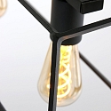 Mexlite Mexlite Pendant luminaire BUCKLEY, 4 flames, black