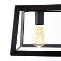 Mexlite Mexlite Pendant luminaire BUCKLEY, 4 flames, black