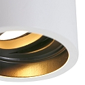 Steinhauer Downlight P�LITE SPOT cilindrisch, stijf, opbouwversie GU10 IP20, wit dimbaar