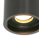 Steinhauer Downlight P�LITE SPOT cilindrisch, stijf, opbouwversie GU10 IP20, zwart mat dimbaar