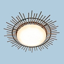 anne light & home Plafondarmatuur AURA rond IP20, beige, natuurlijke kleur dimbaar