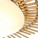 anne light & home Plafondarmatuur AURA rond IP20, beige, natuurlijke kleur dimbaar