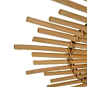 anne light & home Plafondarmatuur AURA rond IP20, beige, natuurlijke kleur dimbaar