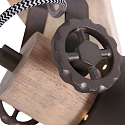 Plafondarmatuur GEARWOOD 3-vlams, instelbaar E27 IP20