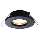 Inbouwarmatuur P�LITE SPOT rond, stijf, met open kabel GU10 IP44