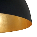 Steinhauer Steinhauer Pendant luminaire SEMICIRKEL, 1 flame, 50cm, black