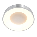 Steinhauer Plafondarmatuur RINGLEDE - � 38CM rond, medium, direct / indirect IP20, zilver geborsteld dimbaar